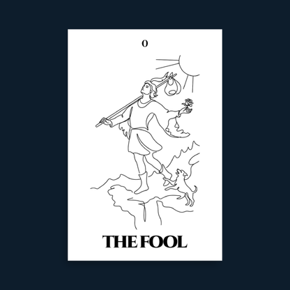 The Fool — New Beginnings | Poster | Major Arcana