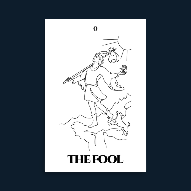 The Fool — New Beginnings | Poster | Major Arcana