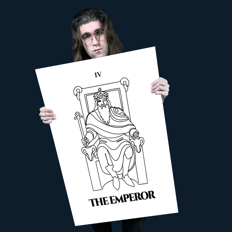 The Emperor — Authority & Structure | Poster | Major Arcana