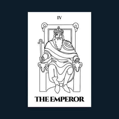 The Emperor — Authority & Structure | Poster | Major Arcana