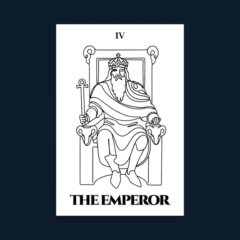 The Emperor — Authority & Structure | Poster | Major Arcana