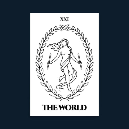 The World — Completion & Unity | Poster | Major Arcana