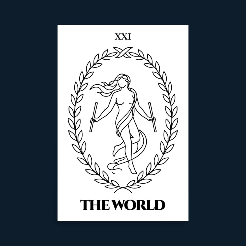 The World — Completion & Unity | Poster | Major Arcana