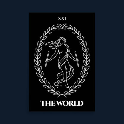 The World — Completion & Unity | Poster | Major Arcana