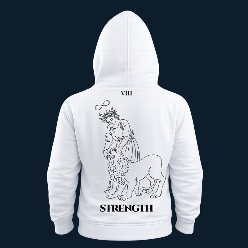 Strength — Inner Power & Discipline | Hoodie | Major Arcana