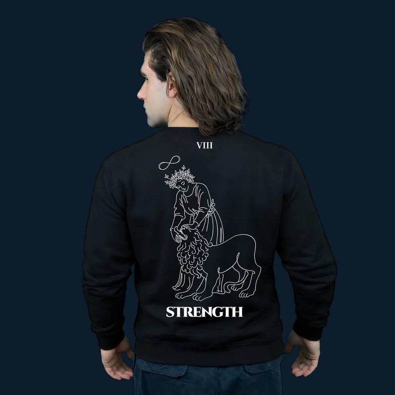 Strength — Inner Power & Discipline | Sweatshirt | Major Arcana