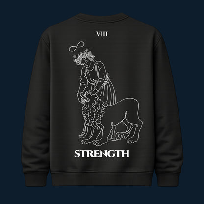 Strength — Inner Power & Discipline | Sweatshirt | Major Arcana