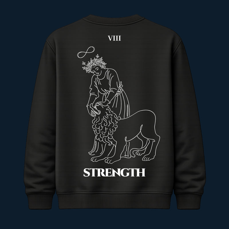 Strength — Inner Power & Discipline | Sweatshirt | Major Arcana