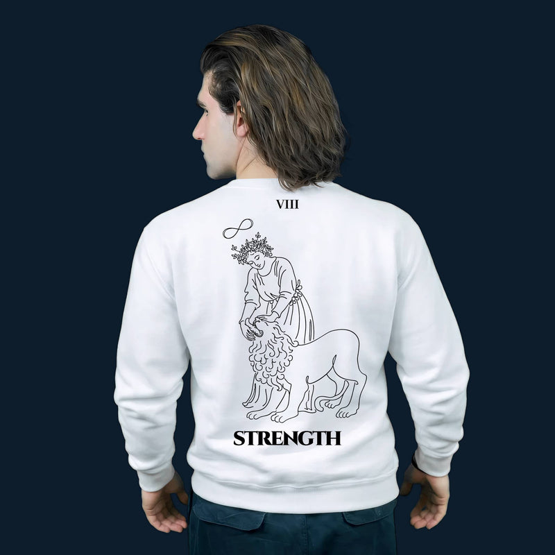 Strength — Inner Power & Discipline | Sweatshirt | Major Arcana