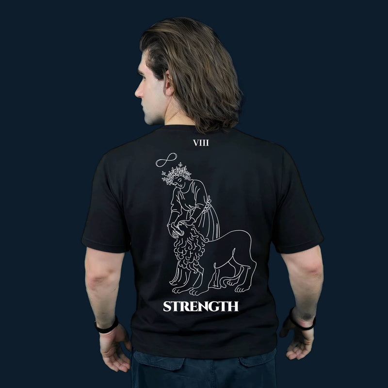 Strength — Inner Power & Discipline | T-Shirt | Major Arcana