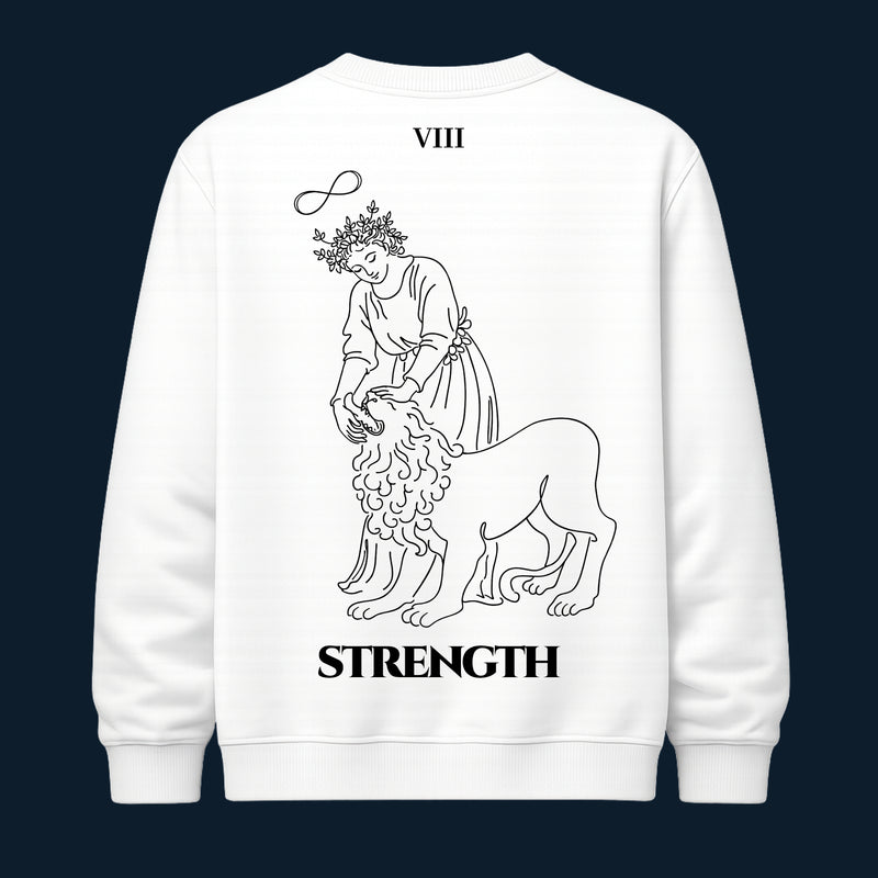 Strength — Inner Power & Discipline | Sweatshirt | Major Arcana