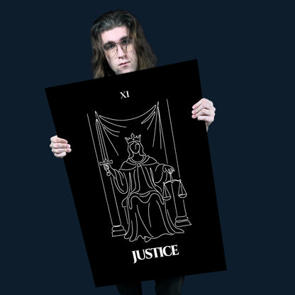 Justice — Balance & Truth | Poster | Major Arcana