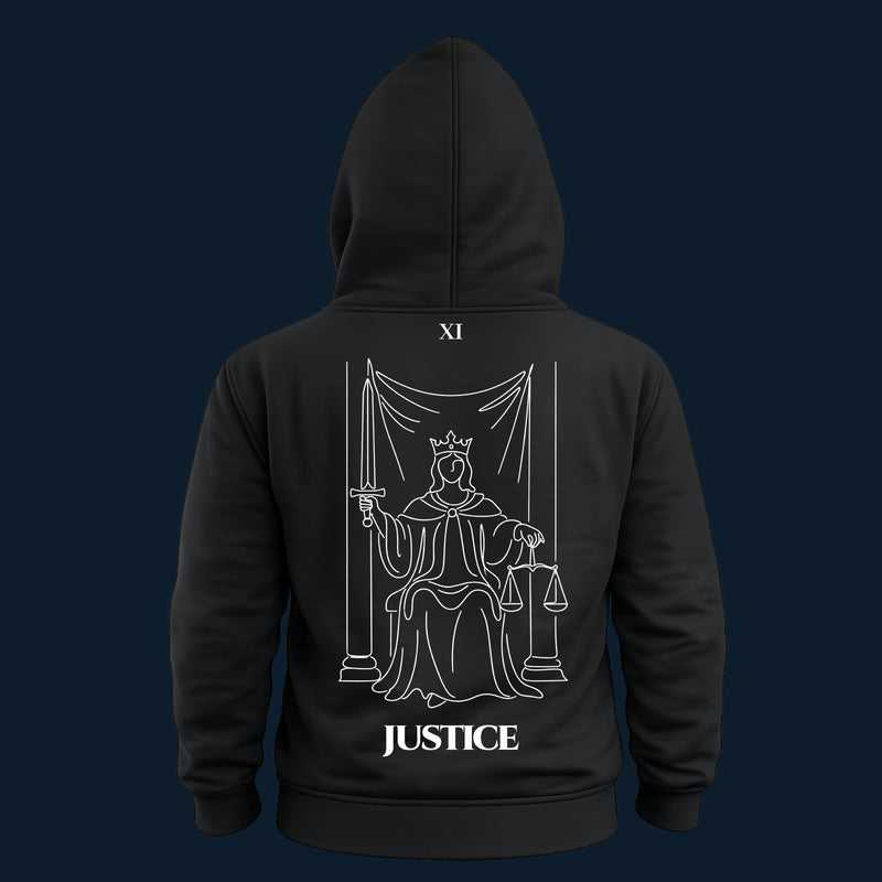 Justice — Balance & Truth | Hoodie | Major Arcana