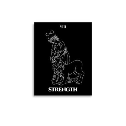 Strength — Inner Power & Discipline | Poster | Major Arcana