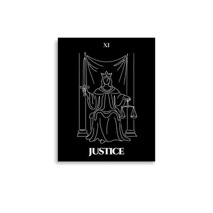Justice — Balance & Truth | Poster | Major Arcana