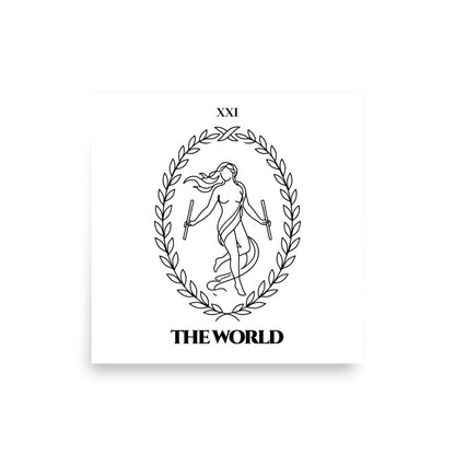 The World — Completion & Unity | Poster | Major Arcana