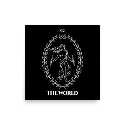 The World — Completion & Unity | Poster | Major Arcana