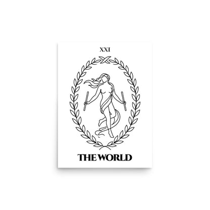 The World — Completion & Unity | Poster | Major Arcana