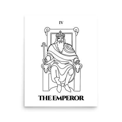 The Emperor — Authority & Structure | Poster | Major Arcana