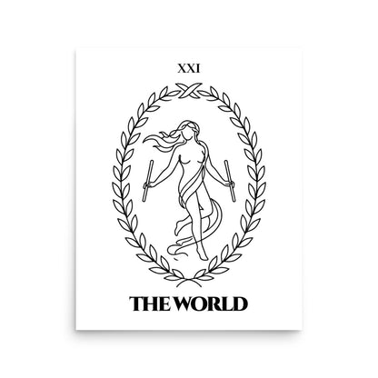 The World — Completion & Unity | Poster | Major Arcana