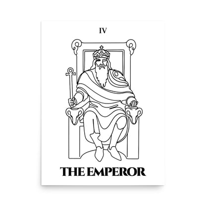 The Emperor — Authority & Structure | Poster | Major Arcana