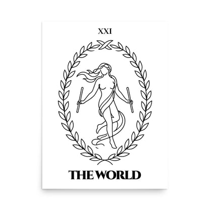The World — Completion & Unity | Poster | Major Arcana
