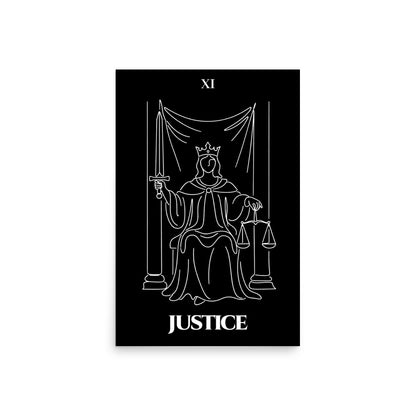 Justice — Balance & Truth | Poster | Major Arcana