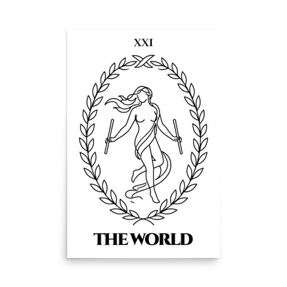 The World — Completion & Unity | Poster | Major Arcana