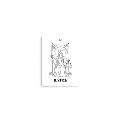 Justice — Balance & Truth | Poster | Major Arcana