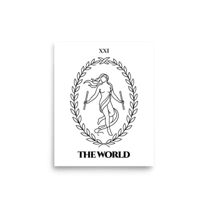 The World — Completion & Unity | Poster | Major Arcana