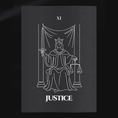 Justice — Balance & Truth | Poster | Major Arcana